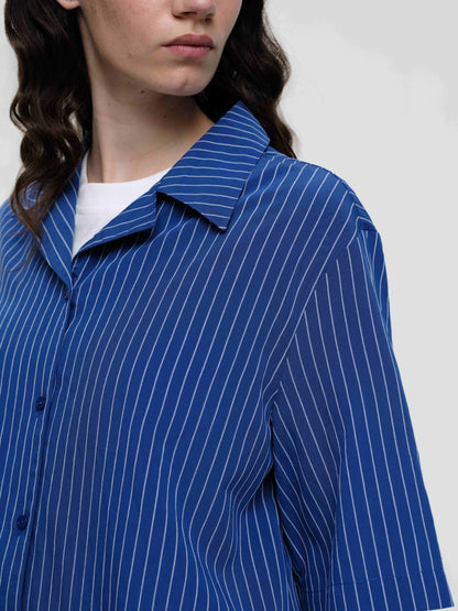 Open Collar Short Sleeve