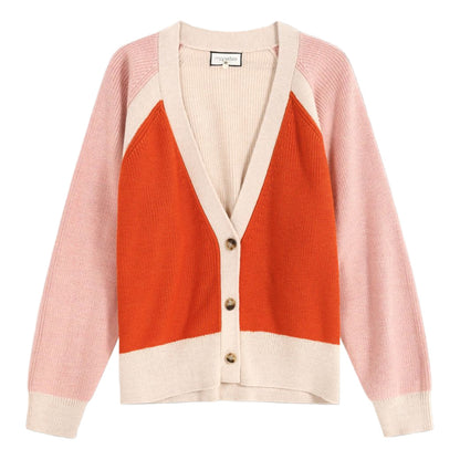 152 - Orange Claude Enigme Cardigan