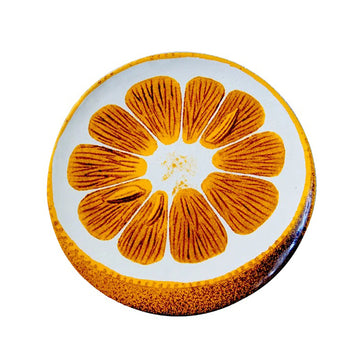 Orangea plate with seed