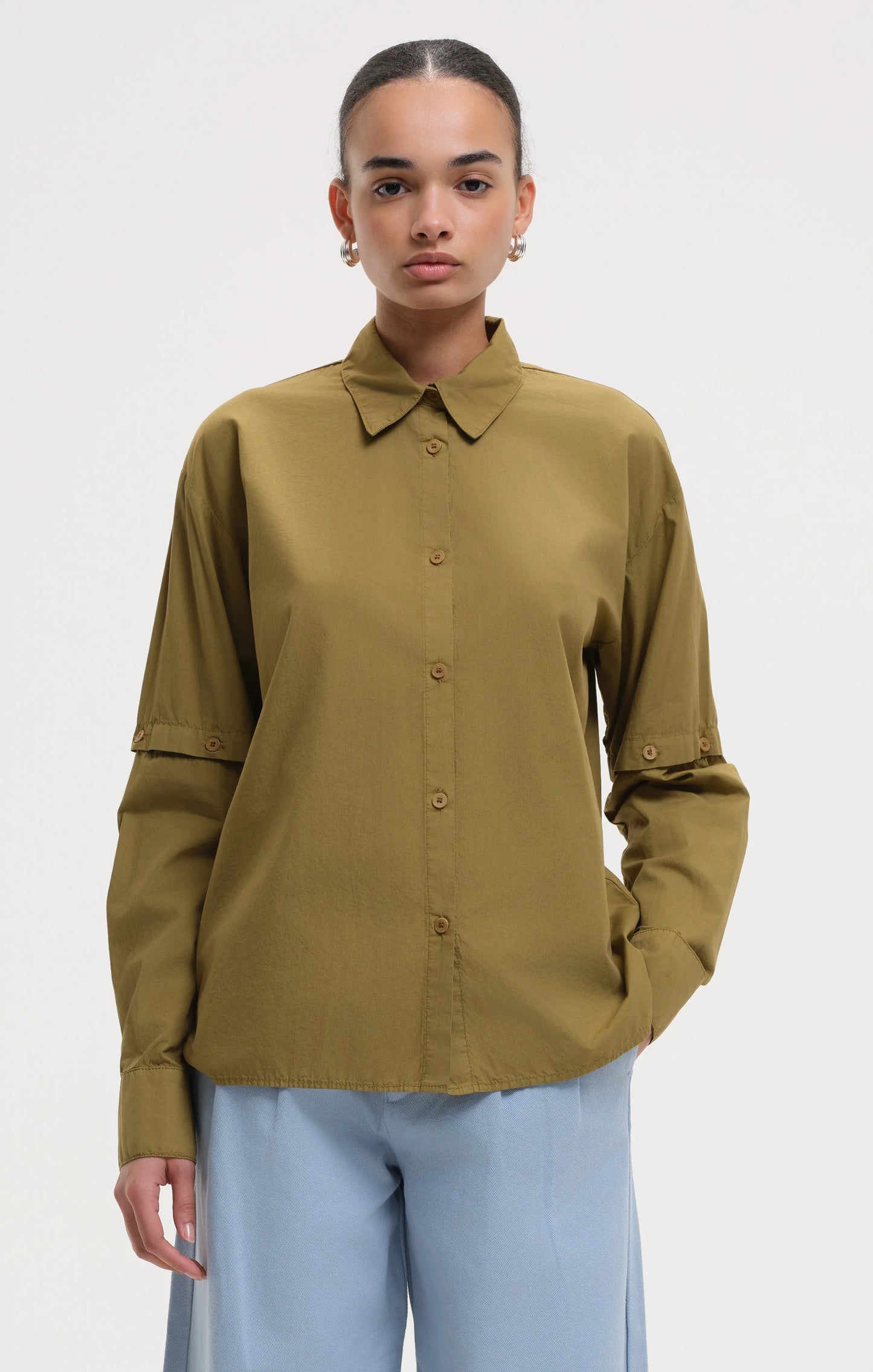 Button Sleeve Shirt