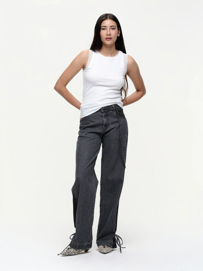 Rib Tank With Mesh Shoulder