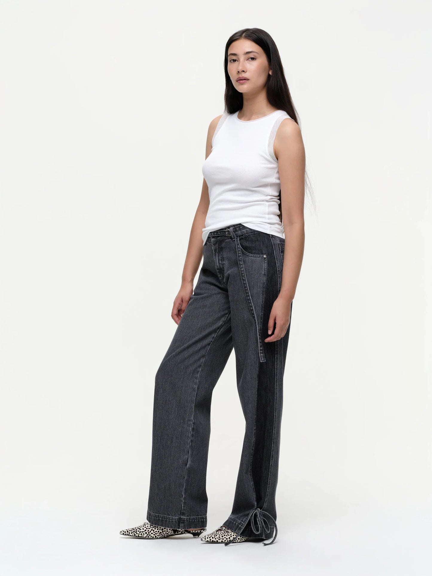 Rib Tank With Mesh Shoulder