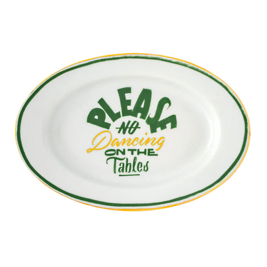 Oval Tray Cm.24X16 No Dancing