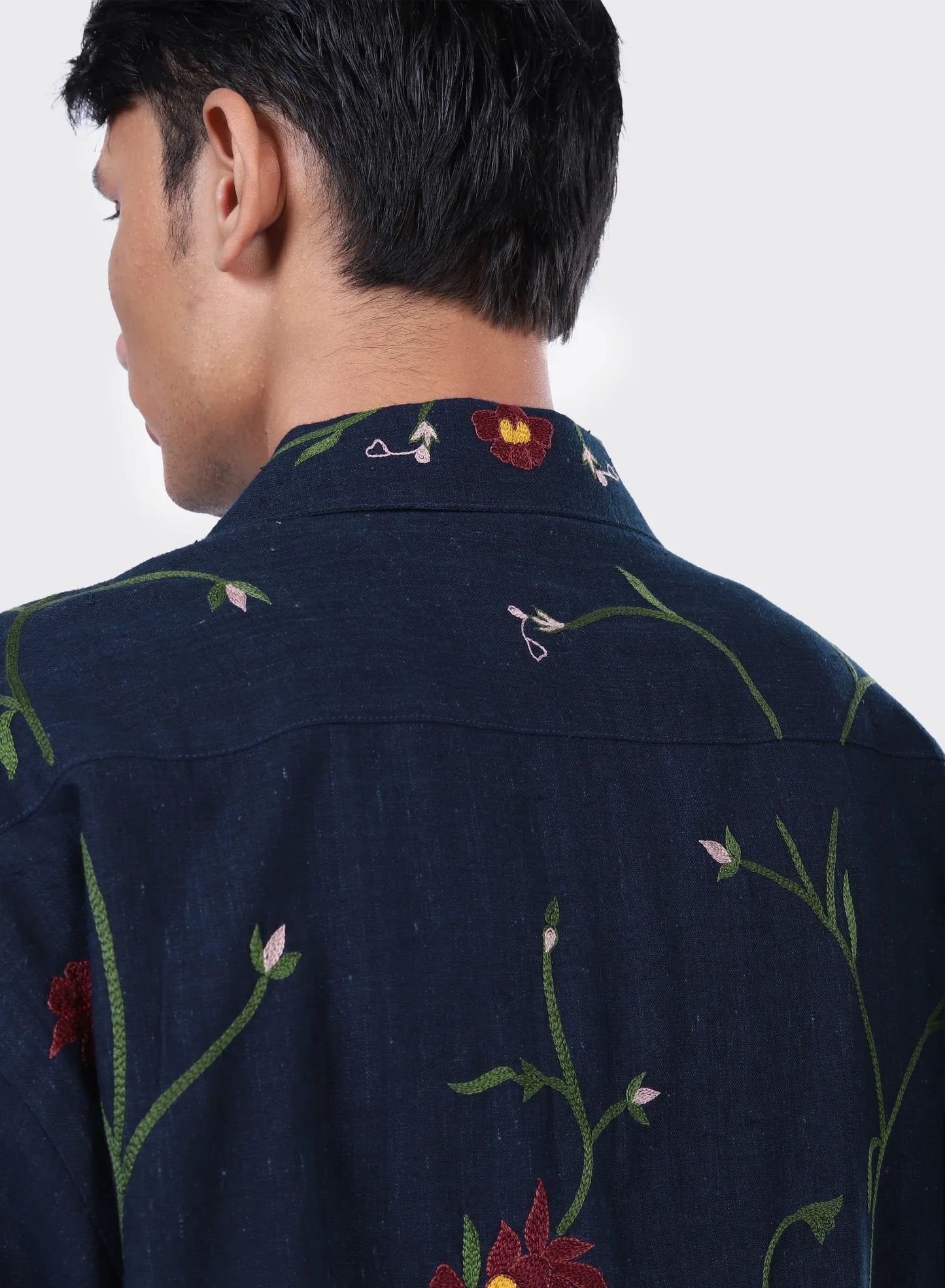 Oversized Camp Collar Short Sleeve Shirt