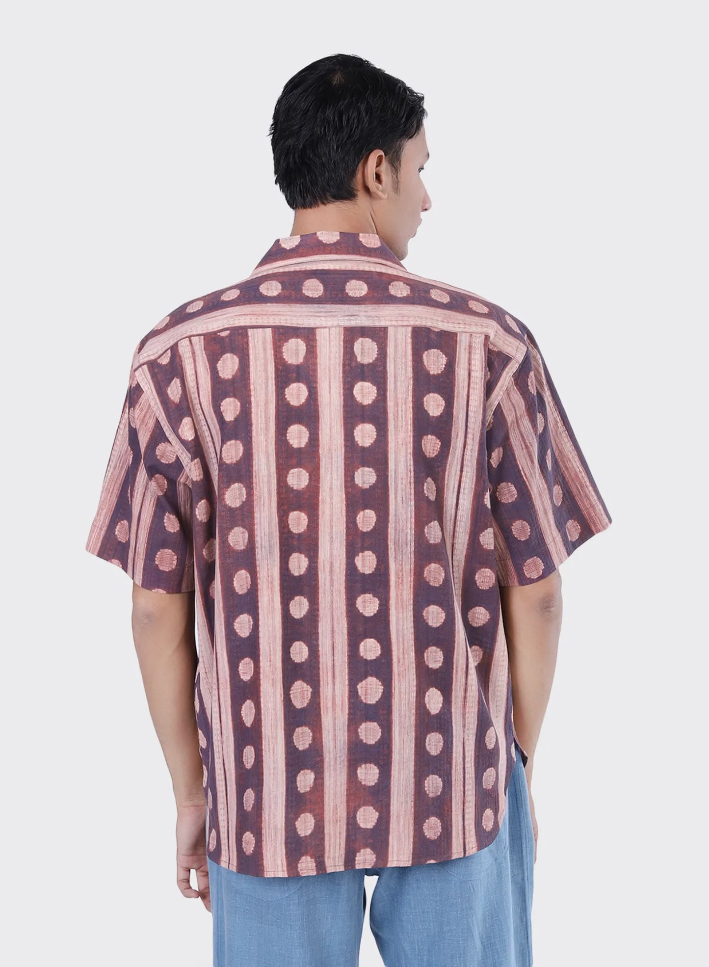 Oversized Camp Collar Short Sleeve Shirt