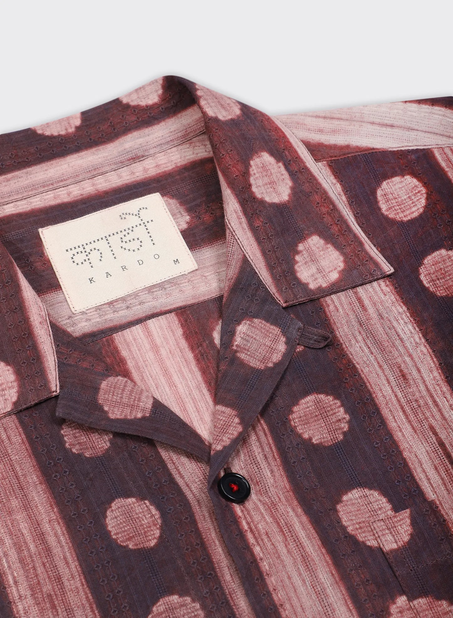 Oversized Camp Collar Short Sleeve Shirt