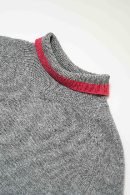 Oversized Turtleneck W/ Color Pullover