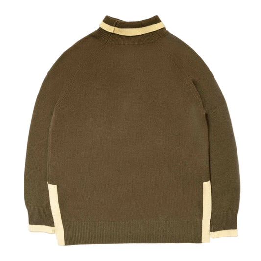 Oversized Turtleneck W/ Color Pullover
