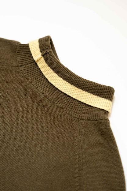 Oversized Turtleneck W/ Color Pullover