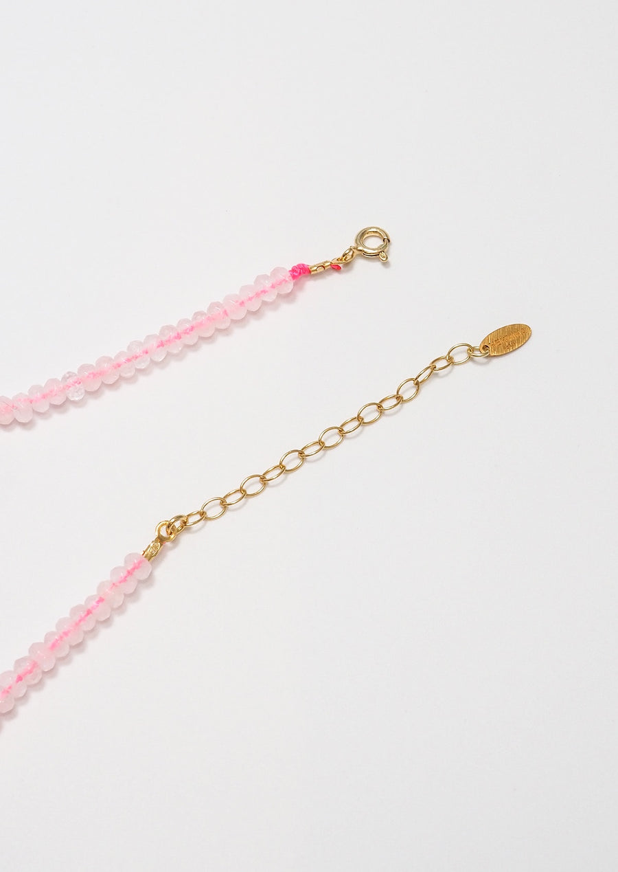 Light Pink Crystal Necklace