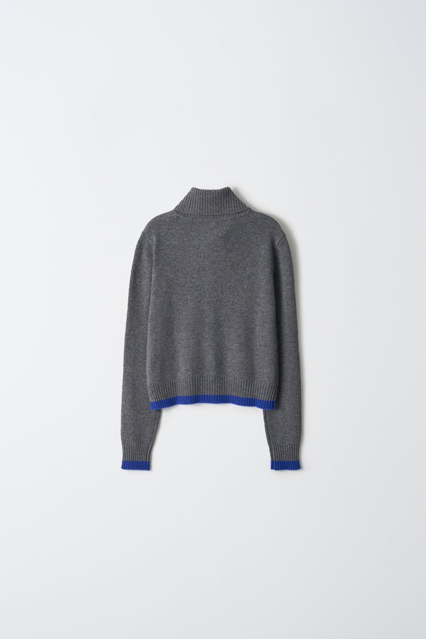 High Neck Cardigan w/ Color Cardigan