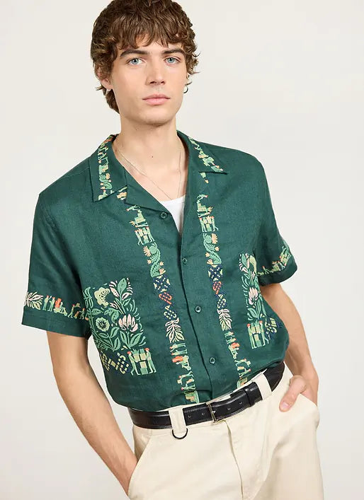 Import Embroidered Cuban Shirt