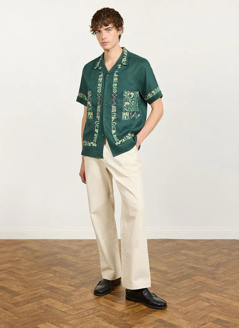 Import Embroidered Cuban Shirt