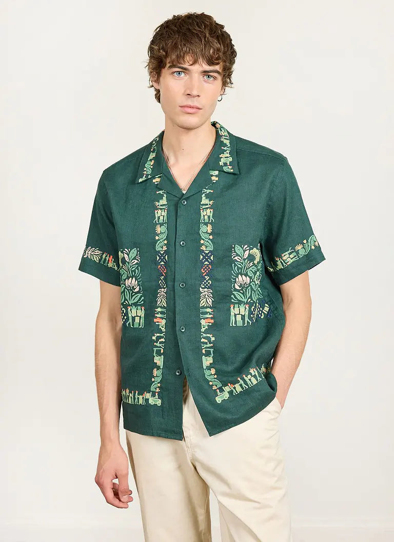 Import Embroidered Cuban Shirt