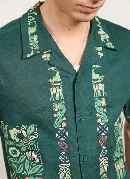 Import Embroidered Cuban Shirt