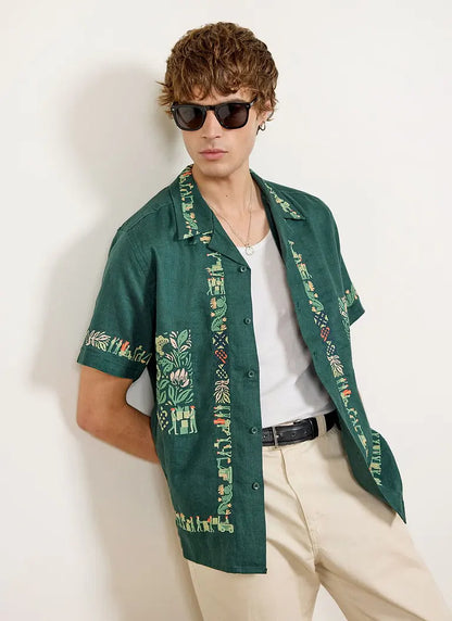 Import Embroidered Cuban Shirt