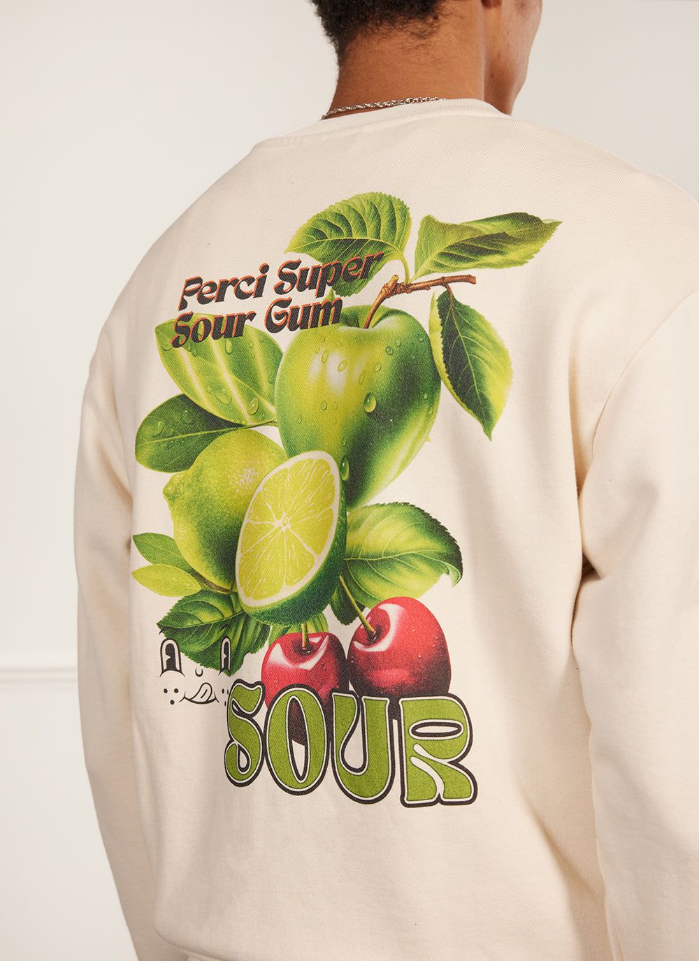 Sour Fruits Sweatshirt Ecru