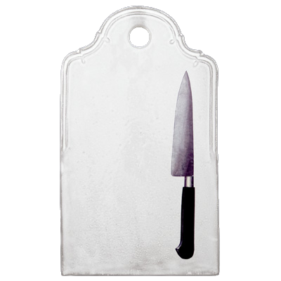 Black Knife Cutting Board