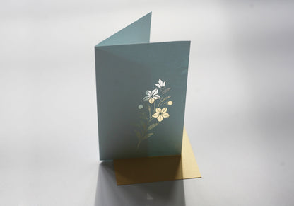 Folded Card Mini Balloon Flowe