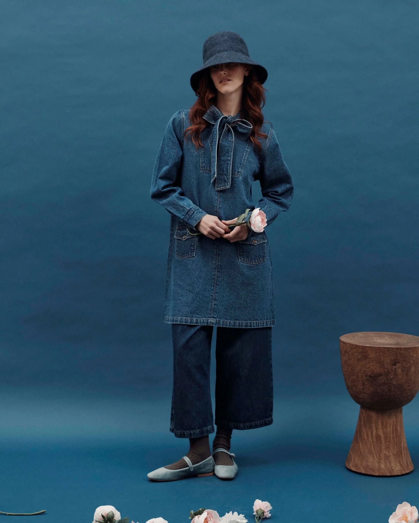 Pantalon Denim Court