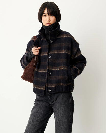 Paolino Coat With Shoulder Pleats