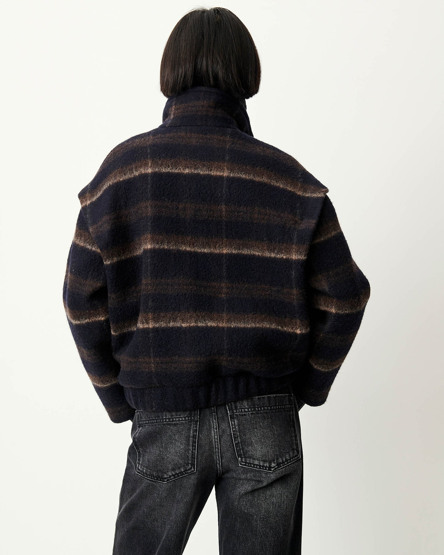 Paolino Coat With Shoulder Pleats