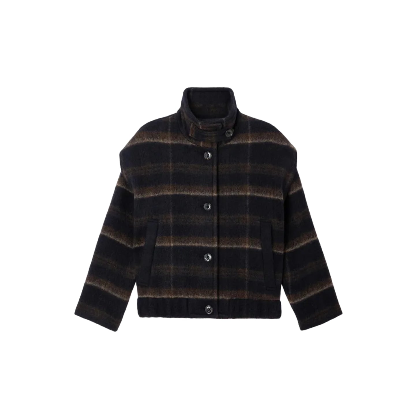 Paolino Coat With Shoulder Pleats