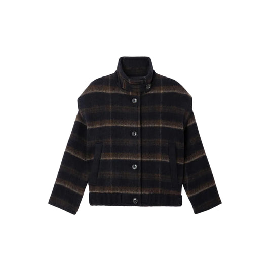 Paolino Coat With Shoulder Pleats