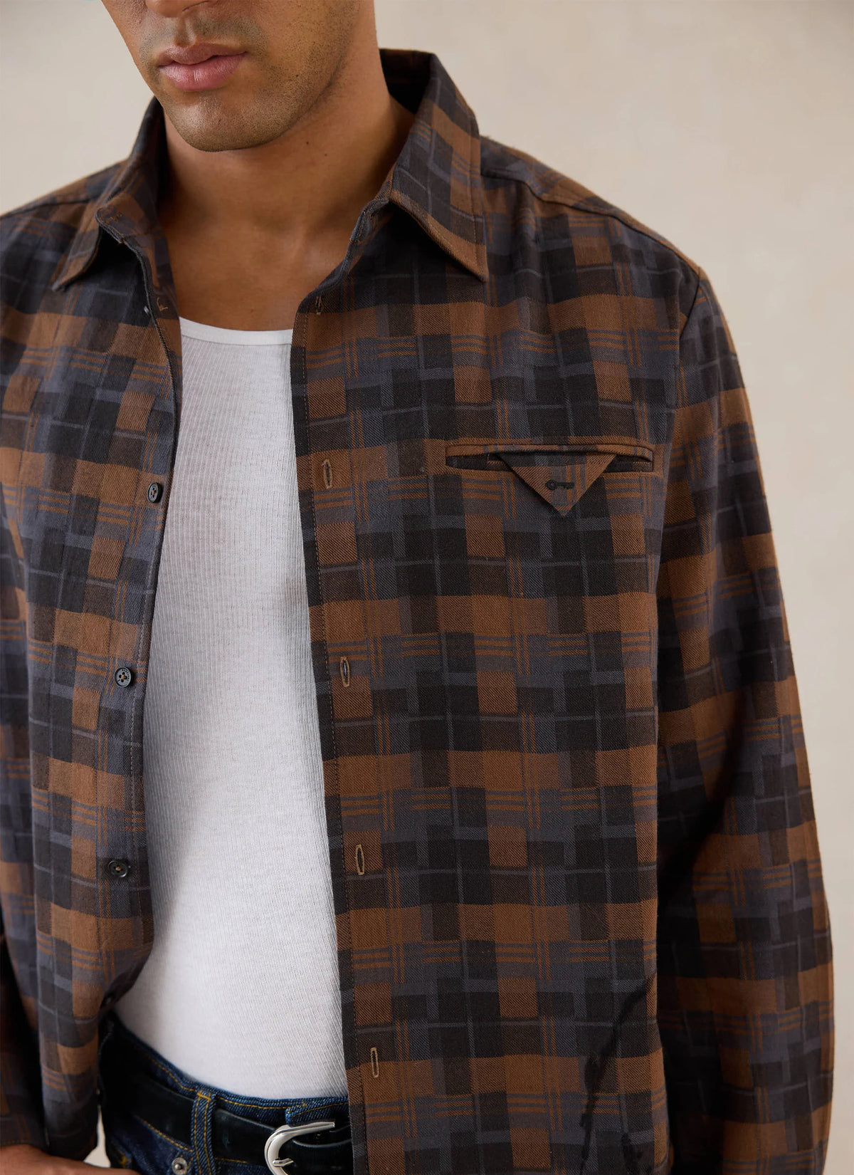 Parker Boxy Long Sleeve Shirt