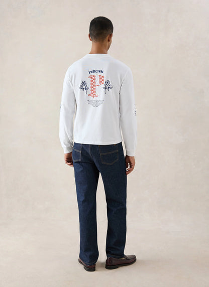 Tucker Cropped Boxy Long Sleeve T Shirt