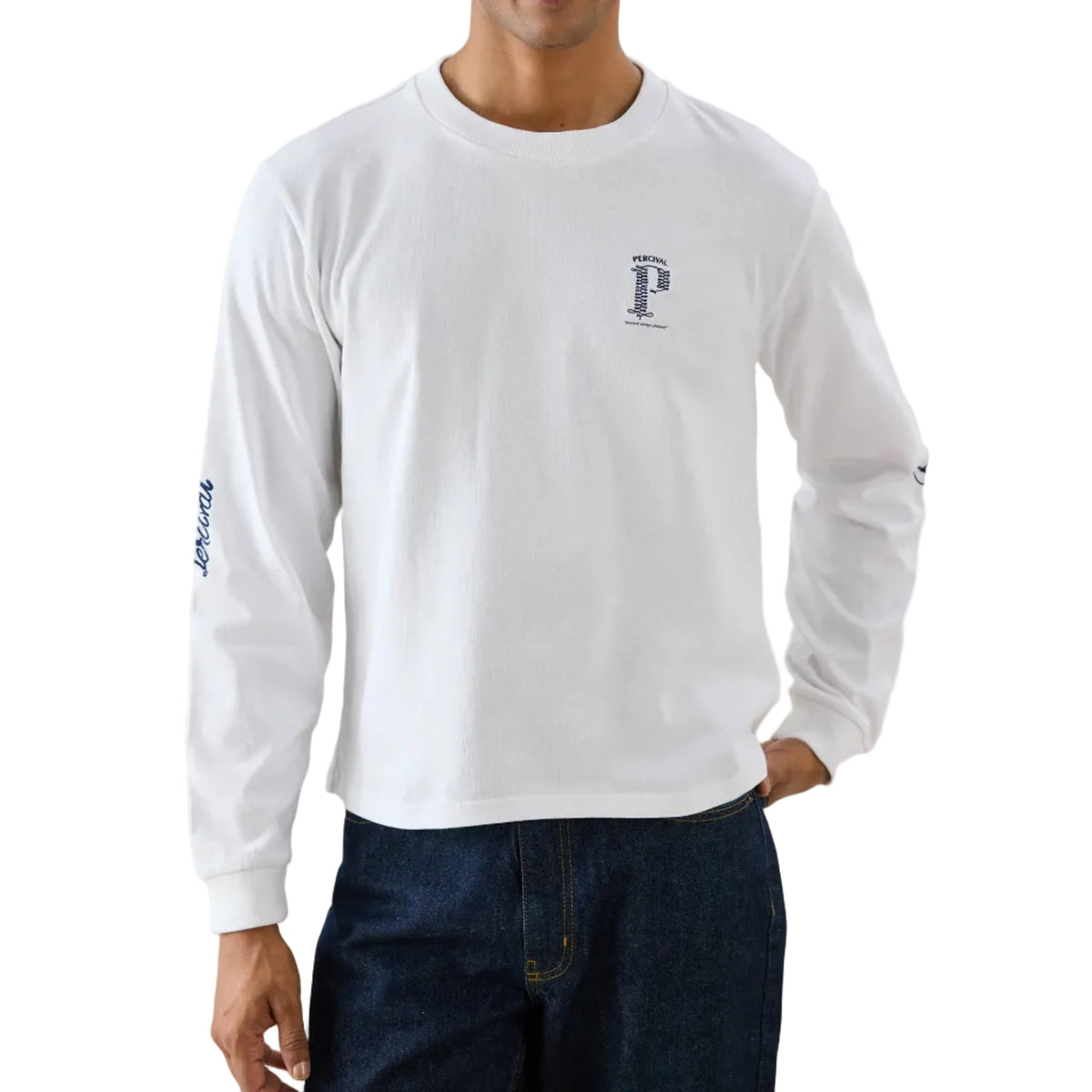 Tucker Cropped Boxy Long Sleeve T Shirt