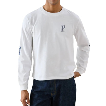 Tucker Cropped Boxy Long Sleeve T Shirt
