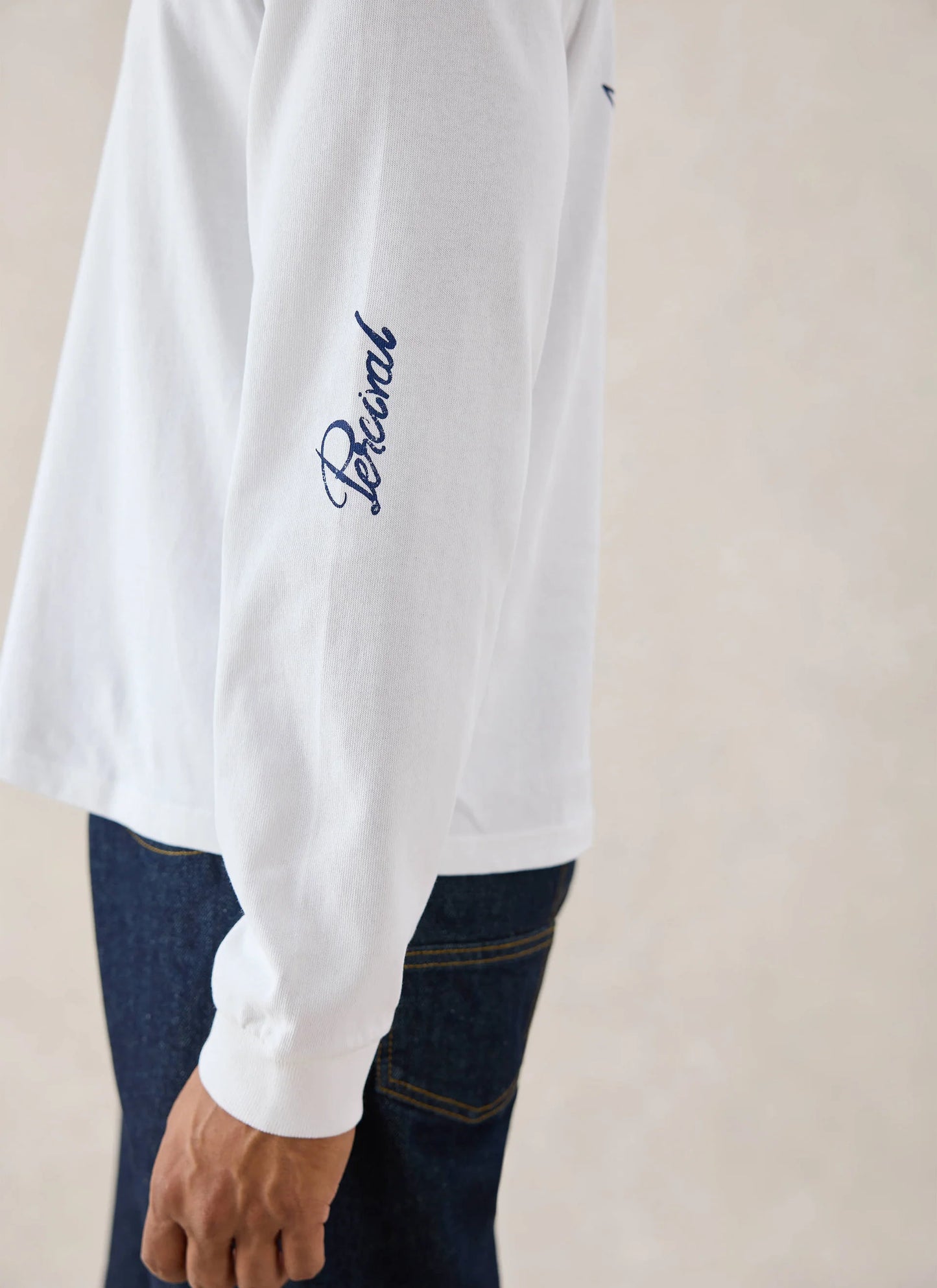 Tucker Cropped Boxy Long Sleeve T Shirt