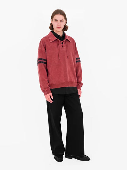 Peyton Sweatshirt in Washed Red