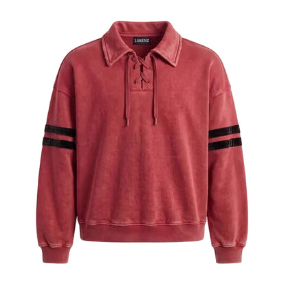 Peyton Sweatshirt in Washed Red