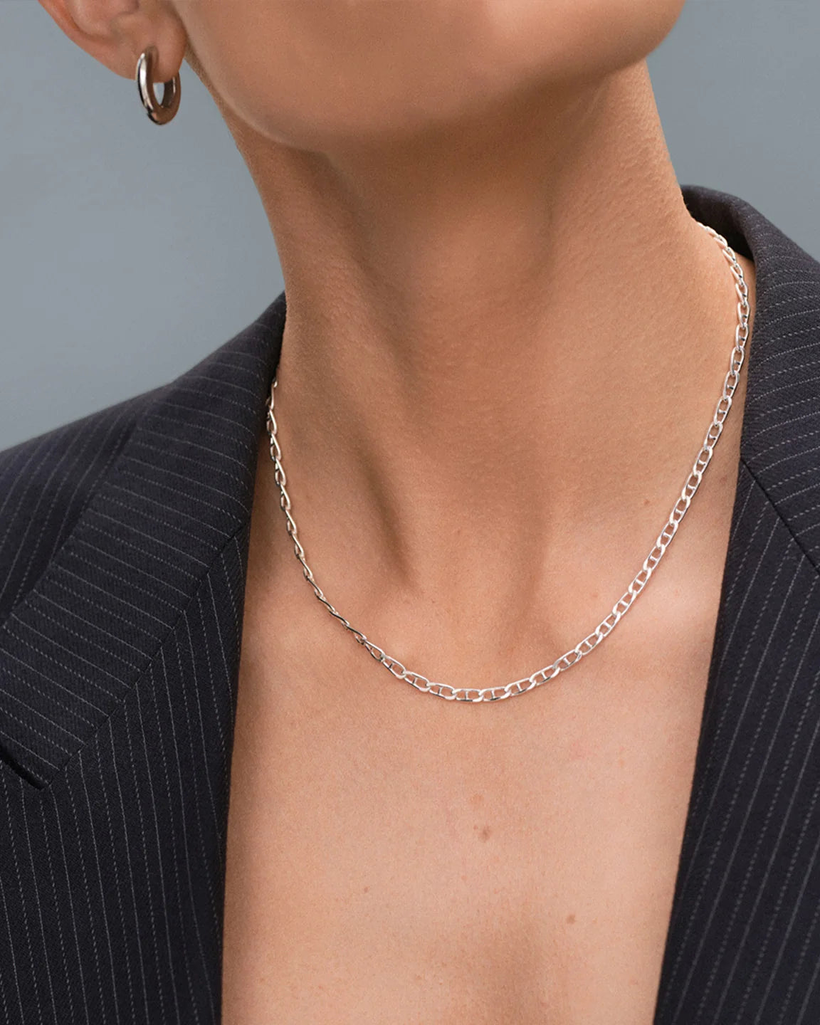 Aurora Necklace 925, 45cm