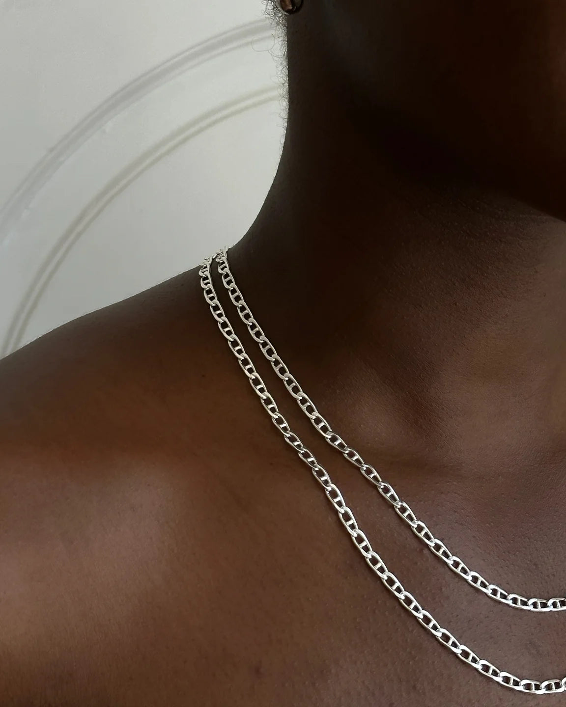 Aurora Necklace 925, 45cm