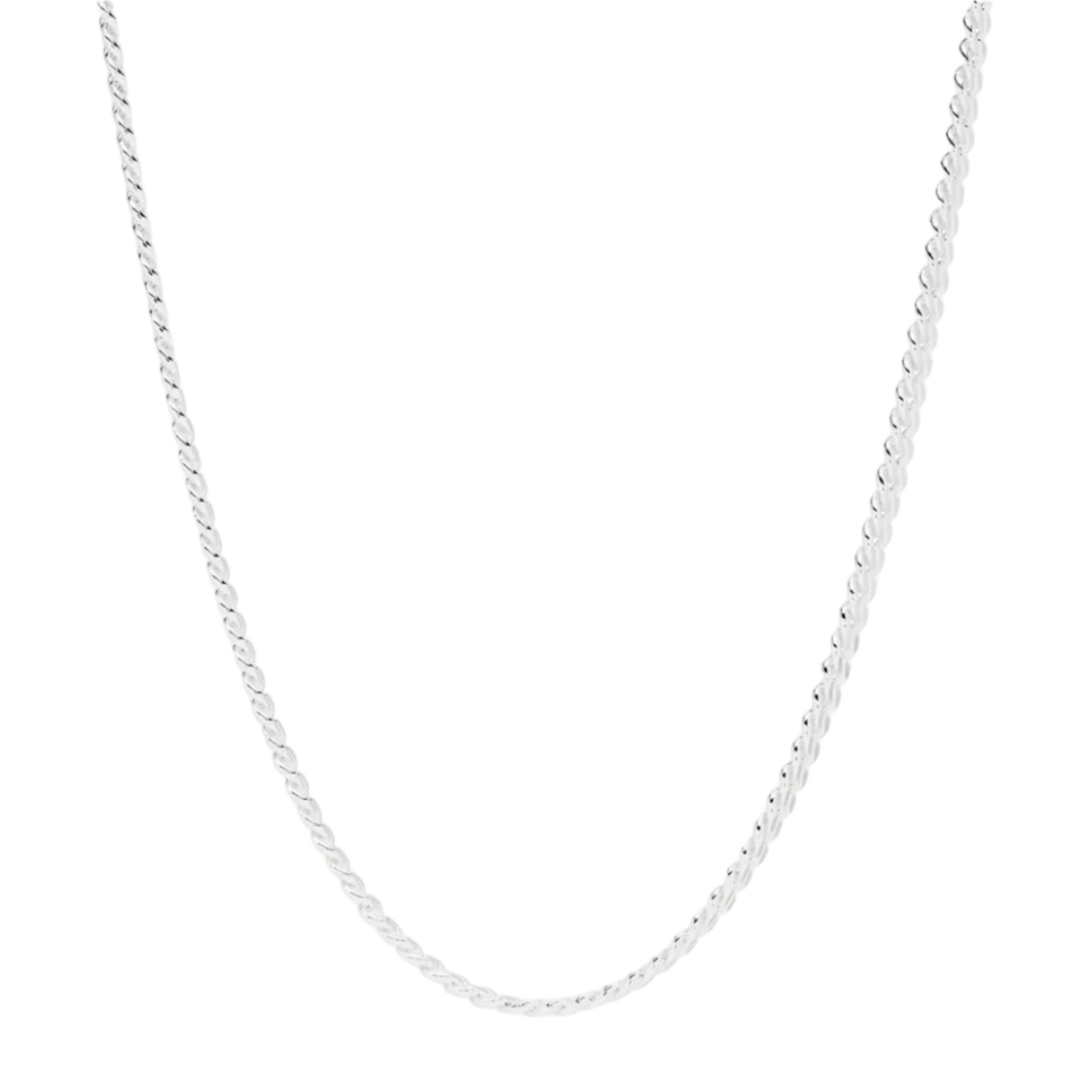 Curb Necklace M 925 45cm
