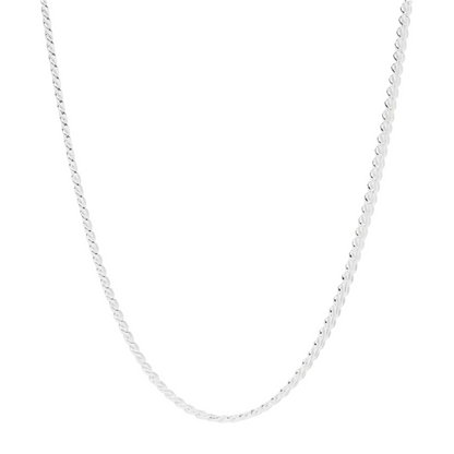Curb Necklace M 925 45cm