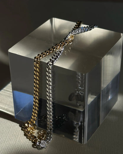 Curb Necklace M 925 45cm