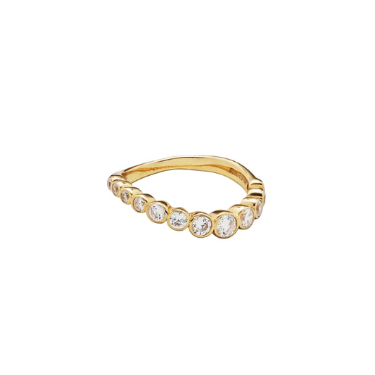 Wave Nona Ring 925 GP
