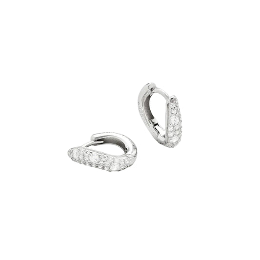 Wave Pave Hoops 925 S