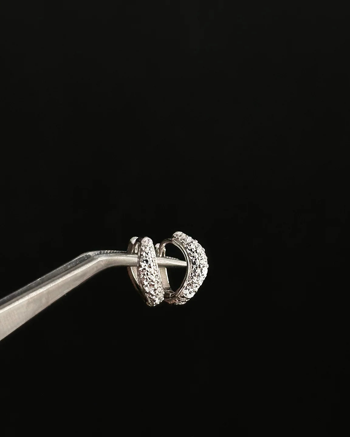 Wave Pave Hoops 925 S