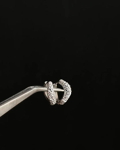 Wave Pave Hoops 925 S