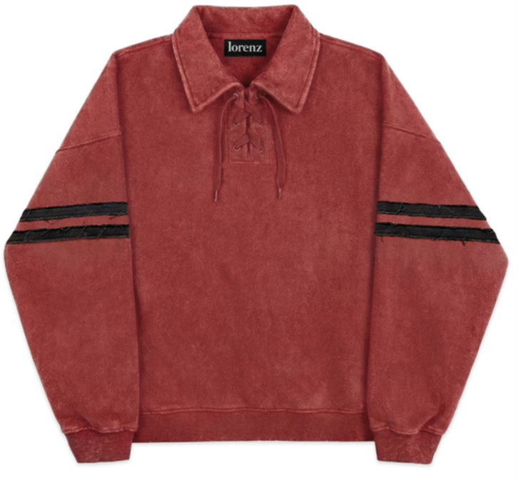 Peyton Sweatshirt in Washed Red