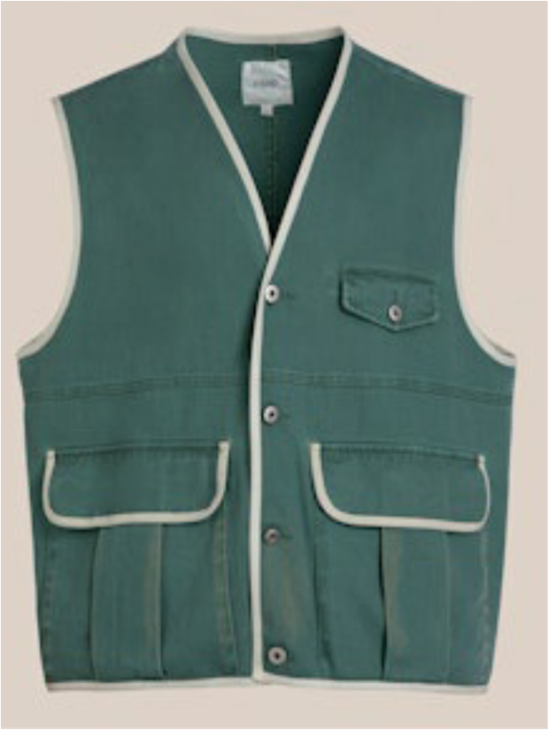 Cotton Twill Utility Vest