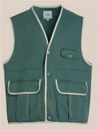 Cotton Twill Utility Vest