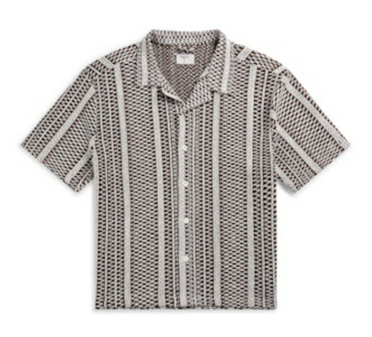 Hugh Crochet Cuban Shirt