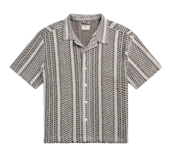 Hugh Crochet Cuban Shirt