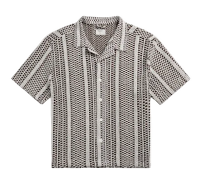 Hugh Crochet Cuban Shirt